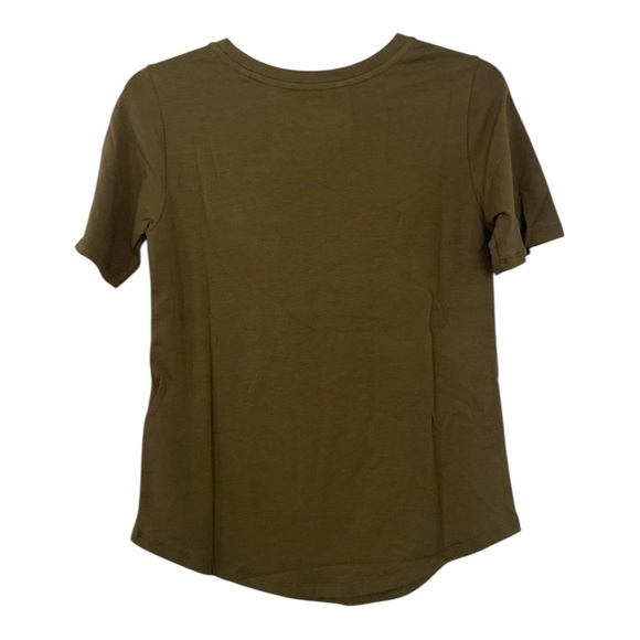 Universal Standard Olive Green Tee Rex Women's T Shirt Size 4XS 00/0 NEW - Picture 2 of 8